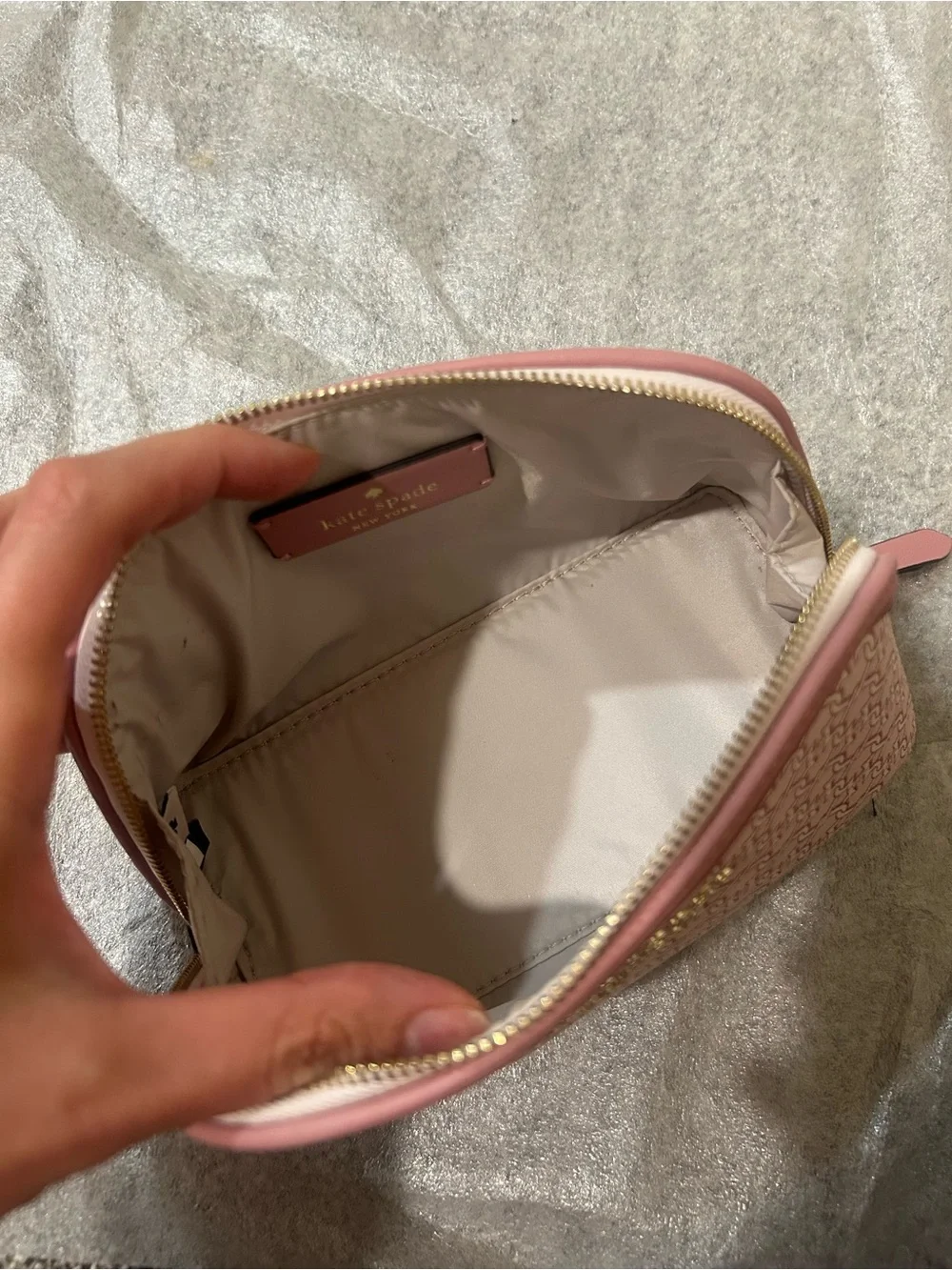 Kate Spade Link Small Cosmetic Bag Pink